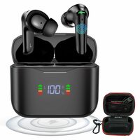 EDYELL TWS Earbuds with Wireless Charging Case