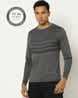 PERFORMAX Regular Fit Striped Crew-Neck T-Shirt