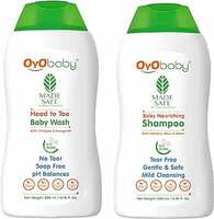 OYO BABY Combo Pack For New Bourn Baby Shampoo & Baby Wash 200 ml each