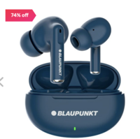 Blaupunkt BTW100 LITE In Ear Bluetooth Earbuds with 30H Playtime & HD Sound (Blue, True Wireless) Blaupunkt