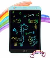  TVARA LCD Writing Tablet, 8.5" Inch Colorful Toddler Doodle Board Drawing Tablet, Erasable Reusable Electronic Drawing Pads, Educational and Learning Tool for 3-6 Years Old Boy and Girls Mix Colors


