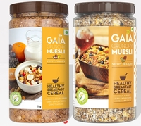 nutty delight and fruit n fusion muesli -Gaia ( 289/ kg)