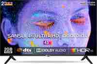 Sansui 109 cm (43 inch) Ultra HD (4K) LED Smart Android TV with Dolby Audio and DTS (Mystique Black) (JSW43ASUHD)