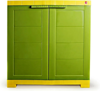 Cello Novelty Plastic 2 Door Compact Storage Cupboard