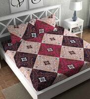 Double Queen Bedsheet With 2 Pillow Covers @ Re 1 & Extra Offer Excluding Shipping