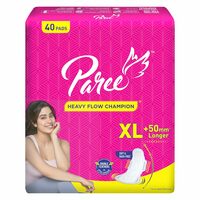 Paree Soft & Rash Free Sanitary Pads - XL (40 Pads)