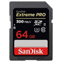 SanDisk Extreme Pro SDXC 64GB Class 10 300MB/s Memory Card