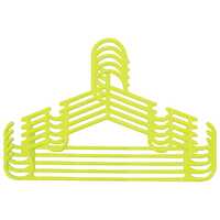 Kuber Industries Baby Clothes Hanger|Heavy-Duty Plastic Baby Hanger|Hangers For Wardrobe, Closet|Pack of 5 (Yellow)