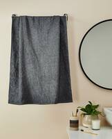 Amazon Brand - Solimo 100% Cotton Bath Towel | Pack of 1 | Extra Large Size | 340 GSM (Grey)