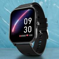 Lowest - Fire-Boltt Epic Plus Curved Glass Touchscreen Smartwatch  (Black Strap, Free Size)