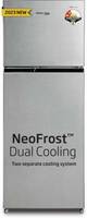 Voltas Beko 248 L Frost Free Double Door 2 Star Refrigerator Brushed Silver