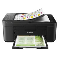 Canon Pixma E4570 Wireless Color All-in-One Printer (Automatic 2 Sided Printing, 5073C018AA, Black)