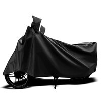 Autofy Universal Bike Cover UV Protection & Dustproof for Two Wheeler Bike Scooter Scooty Activa (Black)