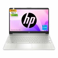 HP Laptop 15s, 12th Gen Intel Core i5-1235U, 15.6-inch (39.6 cm), FHD, 16GB DDR4, 512GB SSD, Intel Iris Xe Graphics, Backlit KB,MSO,Thin & Light, Dual Speakers (Win 11, Silver, 1.69 kg), fq5330TU