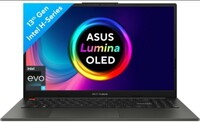 ASUS Vivobook S 15 OLED (2023) Intel EVO H-Series Intel Core i5 13th Gen 13500H (16GB/512 GB SSD/ Windows 11 Home) K5504VA-LK542WS Thin and Light Laptop (15.6 Inch, Midnight Black, 1.70 Kg, With MS Office)