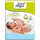 Little Angel Extra Dry Baby Pants Diaper, Large (L) Size, 48 Count, Super Absorbent Core Up to 12 Hrs. Protection, Soft Elastic Waist Grip & Wetness Indicator, Pack of 1, 8-14kg