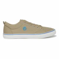Beige Canvas Shoes For Men