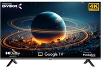 MOTOROLA EnvisionX 140 cm (55 inch) Ultra HD (4K) LED Smart Google TV with Inbuilt Box Speakers (55UHDGDMBSXP)