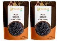 Indian black raisins - pack of 2 (400 gms) from Carnival