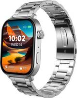 beatXP Unbound Pro 1.96'' AMOLED Display with 800 Nits, BT Calling & Metal Body, IP67 Smartwatch  (Satin Silver Strap, Free Size)