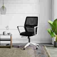 Godrej interio mid back fabric office arm chair (coupon+ bank offer extra discount )