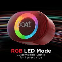 boAt Stone 250 Portable Wireless Speaker with 5W RMS Immersive Audio, RGB LEDs, Up to 8HRS Playtime, IPX7 Water Resistance, Multi-Compatibility Modes