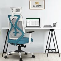 Da URBAN® Merlion Office Chair,High Back Mesh Ergonomic Home Office Desk Chair with 3 Years Warranty,