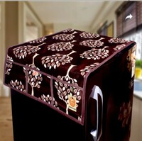 Kanushi Industries Refrigerator Cover (Width: 54 cm, Floral Tree)