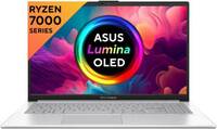 ASUS Vivobook Go 15 OLED (2023) AMD Ryzen 3 Quad Core 7320U - (8 GB/512 GB SSD/Windows 11 Home) E1504FA-LK321WS Thin and Light Laptop  (15.6 Inch, Cool Silver, 1.63 Kg, With MS Office)