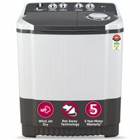 LG 7 Kg 5 Star Semi-Automatic Top Loading Washing Machine @10,341 (Effectively)