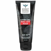Bombay Shaving Company Activated Charcoal Peel Off Mask with 5X Detoxifying Power, fights pollution and De-Tans skin- 60g