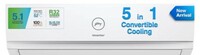 Godrej 1.5 Ton 3 Star, 5-in-1 Convertible Cooling, Inverter Split AC (Copper, Heavy-Duty Cooling at 52 Deg Celcius, 2023 Model, AC 1.5T EI 18TINV3R32 WWD, White)
