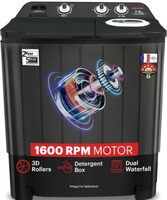 Thomson 7.5 kg 5 Star Aqua Magic Semi Automatic Top Load Washing Machine Black