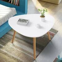 Silant Makers Silant Makers Tringle Sofaa Center Table and Side End Table For Living Room Engineered Wood Coffee Table (Finish Color - White, DIY(Do-It-Yourself))