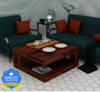 Kendalwood Furniture Wooden Center Table Tea Table for Living room Furniture Wooden Center Table Tea Table Solid Wood Coffee Table (Finish Color - Natural Teak Finish, Pre-assembled)