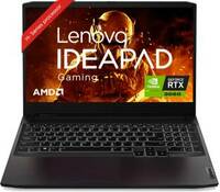 Lenovo Ideapad Gaming 3 AMD Ryzen 5 Hexa Core 5600H - (8 GB/512 GB SSD/Windows 11 Home/4 GB Graphics/NVIDIA GeForce RTX 3050) 15ACH6 Gaming Laptop  (15.6 Inch, Shadow Black, 2.25 Kg, With MS Office)