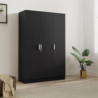 Amazon Brand - Solimo Altamore Engineered Wood 3 Door Wardrobe with Drawer