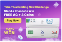 Flipkart Air Conditioner Challenge Stand a Chance to Win FREE AC + 3 Supercoins
