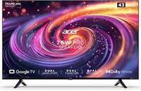 Acer H PRO Series 108 cm (43 inch) Ultra HD (4K) LED Smart Google TV 2023 Edition with 76W PRO Speakers, Dolby Vision-Atmos, MEMC (AR43GR2851UDPRO)