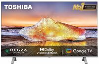 Toshiba 108 cm (43 inches) 4K Ultra HD Smart LED Google TV 43C350MP (Silver)