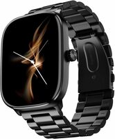 Noise New Macro Smart Watch with 2.0” HD Display,Metallic Finish BT Calling, Functional Crown, 7 Days Battery Life