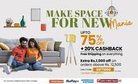 Pepperfry: What The Fry Deals upto 90% off (3 May)