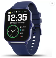 PA Maxima Max Pro Spire 1.96'' HD Display BT Calling, 600 Nits, Metal Build,Rotating Crown Smartwatch  (Blue Strap, Free Size)