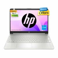  HP Laptop 15s, 12th Gen Intel Core i5-1235U, 15.6-inch (39.6 cm), FHD, 16GB DDR4, 512GB SSD, Intel Iris Xe Graphics, Backlit KB,MSO,Thin & Light, Dual Speakers (Win 11, Silver, 1.69 kg), fq5330TU
