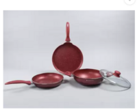 WONDERCHEF Induction Bottom Non-Stick Coated Cookware Set (Aluminium, 4 - Piece)