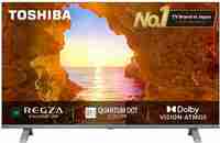 [New Launch ] Toshiba 108 cm (43 inch) QLED UItra HD (4K) Smart VIDAA TV with Dolby Vision Atmos and REGZA Engine ZR( 2024 Edition) (43C45OME)