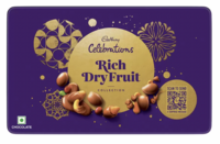 Grocery Cadbury Celebrations Rich Dry Fruit Collection Gift Pack Truffles (177 g) [location specific]
