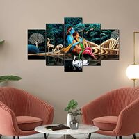 Perpetual Radha Krishna Painting for Wall Decoration