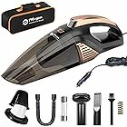 iWagon i2008 Car Vacuum Cleaner 140 Watts 5000 PA Powerful Suction Vacuum Cleaner with Washable HEPA Filter, 3 Accessories,Compact,Light Weight & Easy to use (Black and Red)