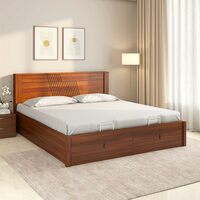 Nilkamal Electra Premier with Storage Engineered Wood Queen Hydraulic Bed [Selected Locations]